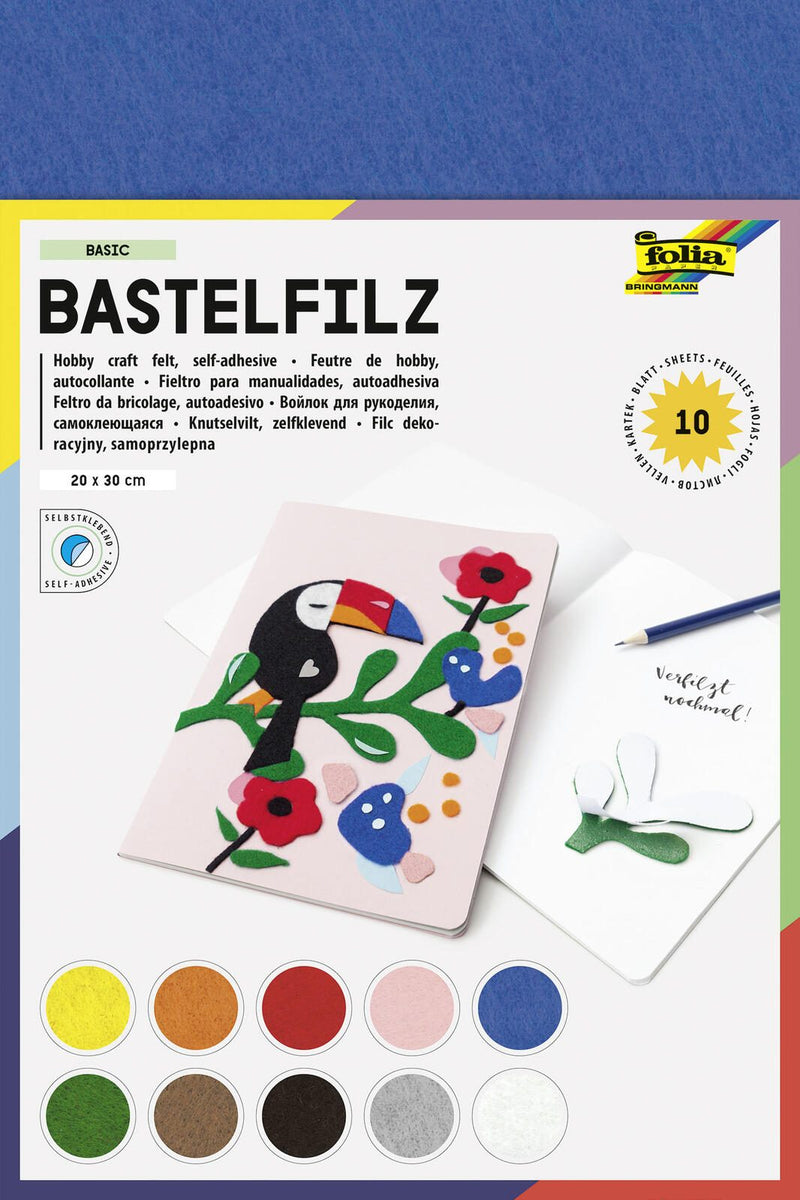 folia Bastelfilz farbsortiert
