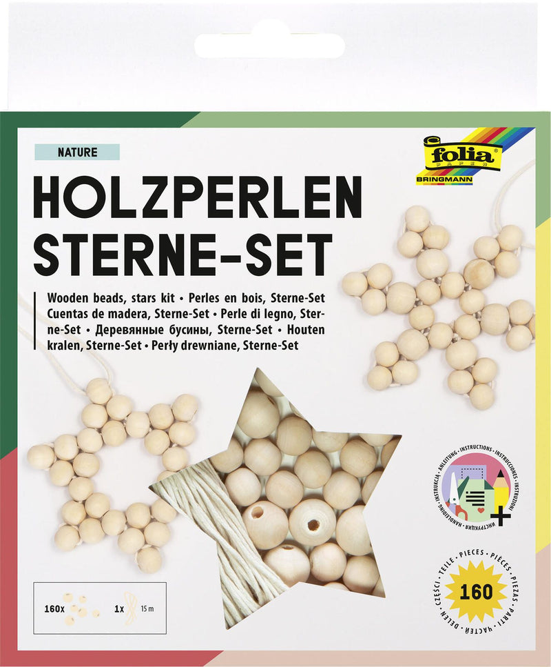 folia Perlen-Set natur