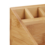 relaxdays Schreibtisch-Organizer 23,0 x 10,0 x 10,0 cm braun