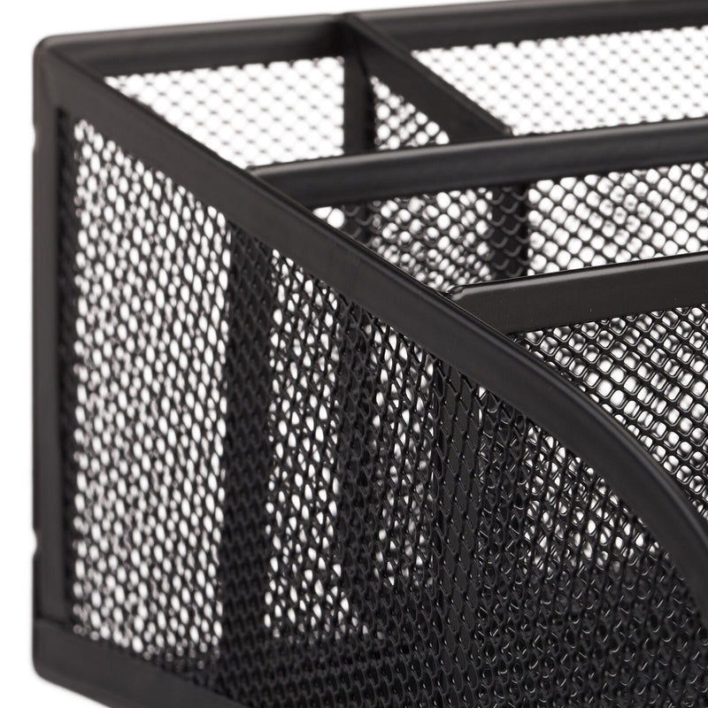 relaxdays Schreibtisch-Organizer 25,5 x 18,0 x 10,5 cm schwarz
