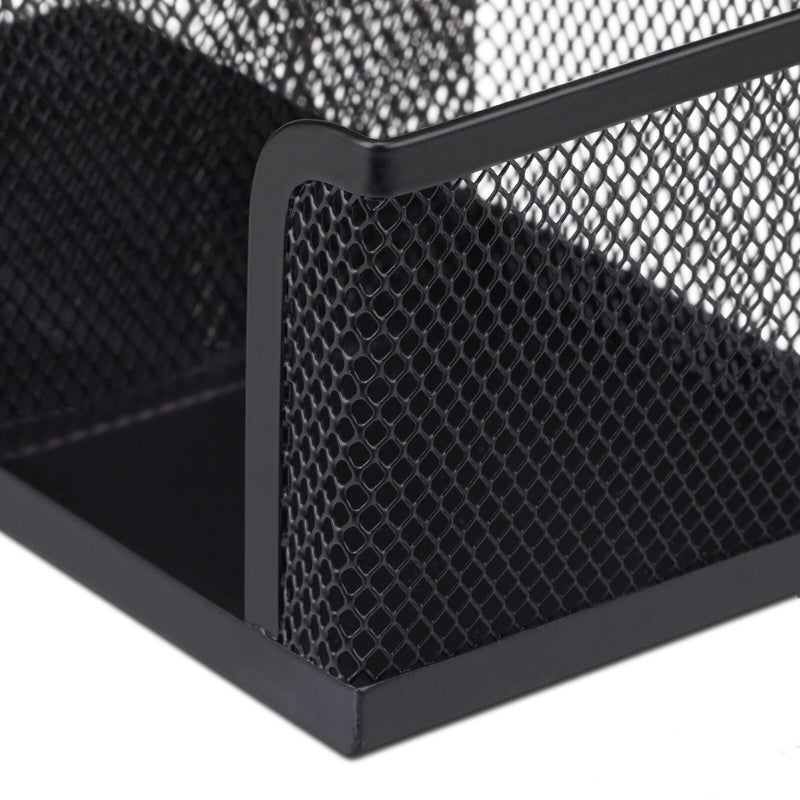 relaxdays Schreibtisch-Organizer 18,5 x 9,5 x 10,0 cm schwarz
