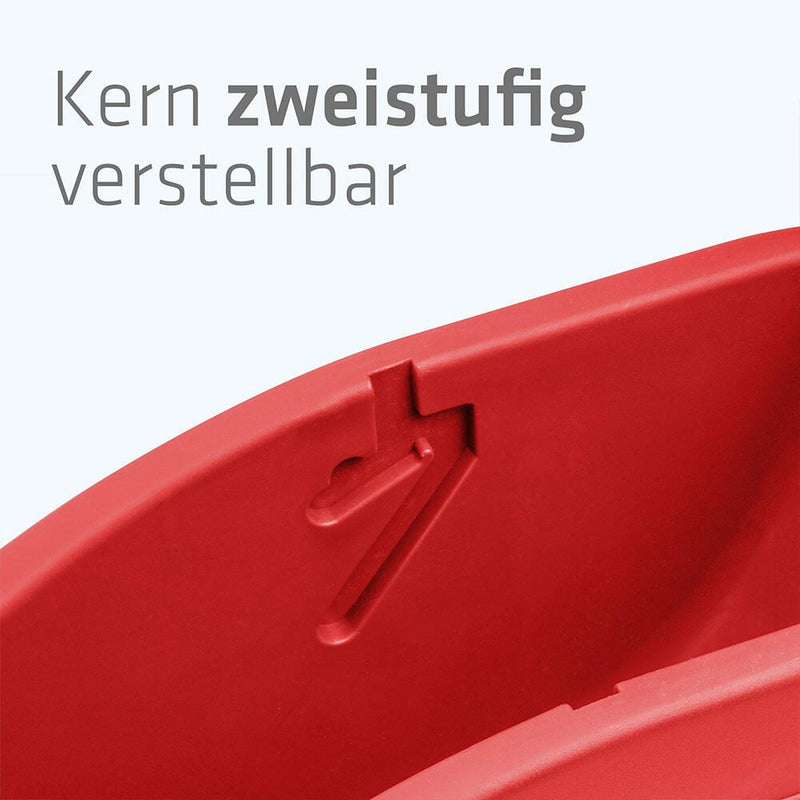 sax design Tischabroller rot/weiß