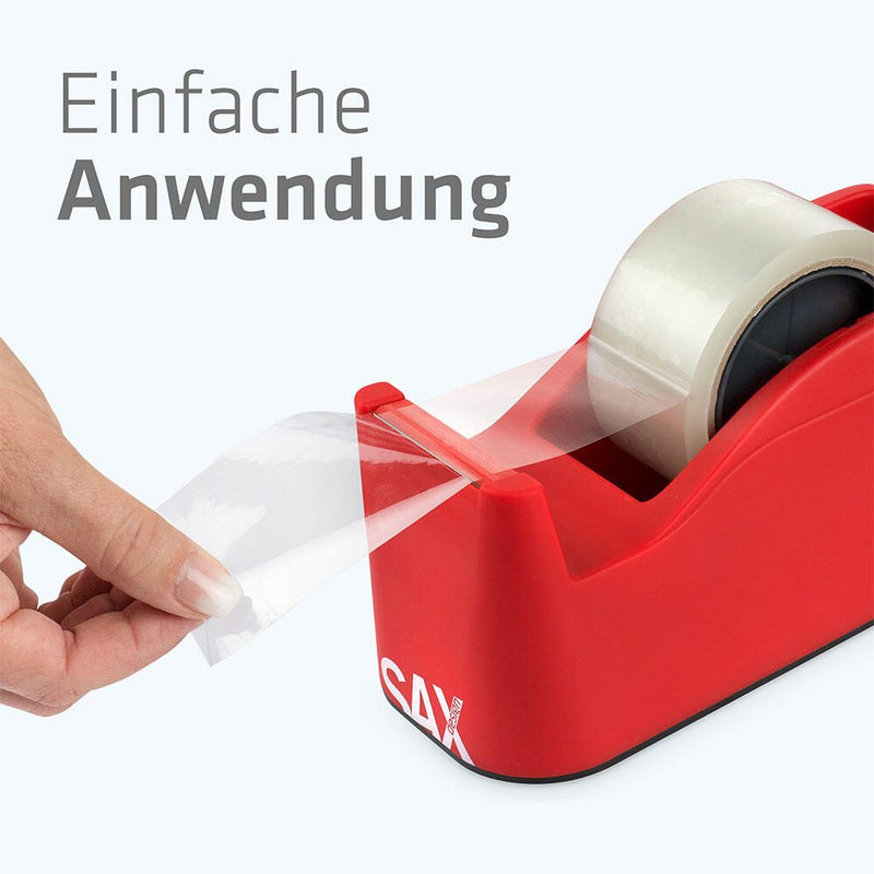 sax design Tischabroller rot/weiß