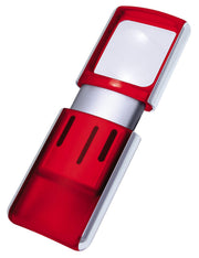 WEDO Lupe rot 3-fach, Ø 13,3 cm