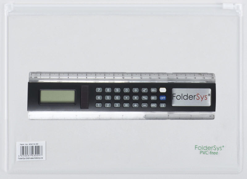 FolderSys Gleitverschlussbeutel B5 transparent