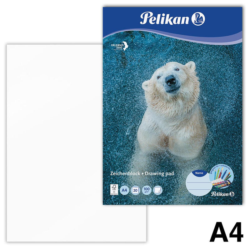 Pelikan Zeichenblock DIN A4 20 Blatt