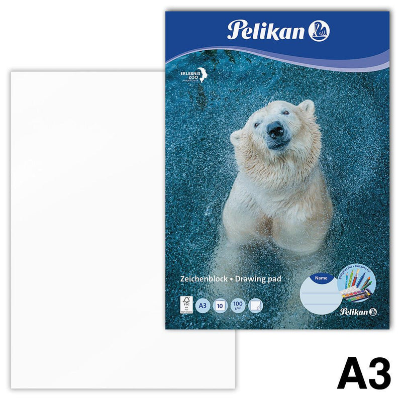 Pelikan Zeichenblock DIN A3 10 Blatt
