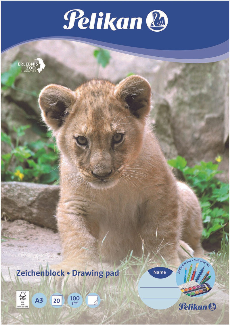 Pelikan Zeichenblock DIN A3 20 Blatt