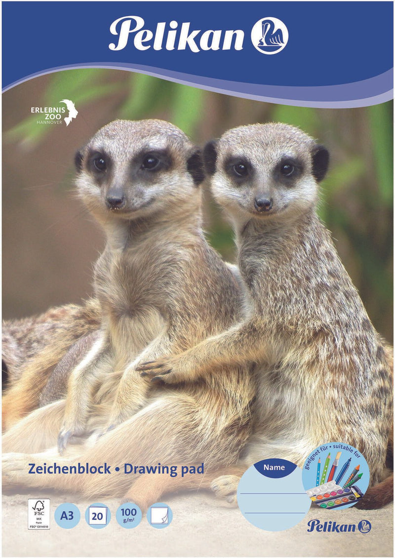 Pelikan Zeichenblock DIN A3 20 Blatt