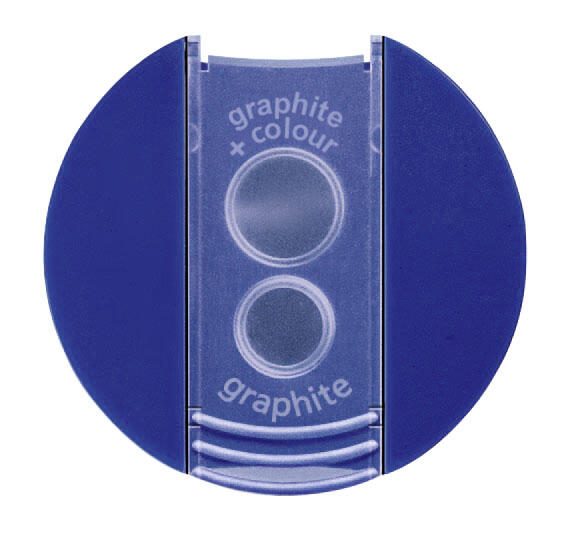 STAEDTLER Dosenspitzer doppelt blau/silber