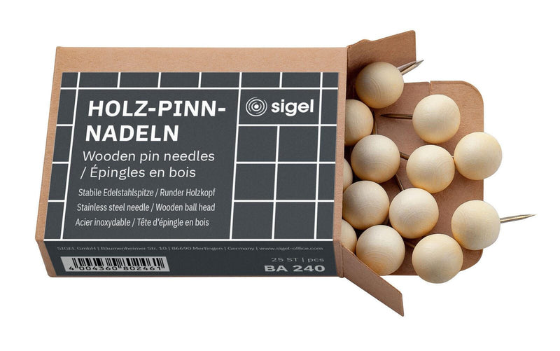 SIGEL Pinnnadeln braun