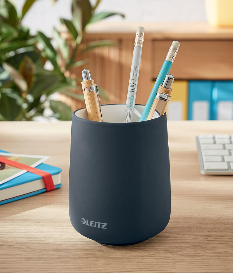 LEITZ Stiftehalter 8,7 x 8,7 x 10,8 cm grau