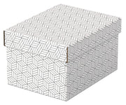 Esselte Aufbewahrungsboxen Home 6,5 l - 20,0 x 25,5 x 15,0 cm weiß