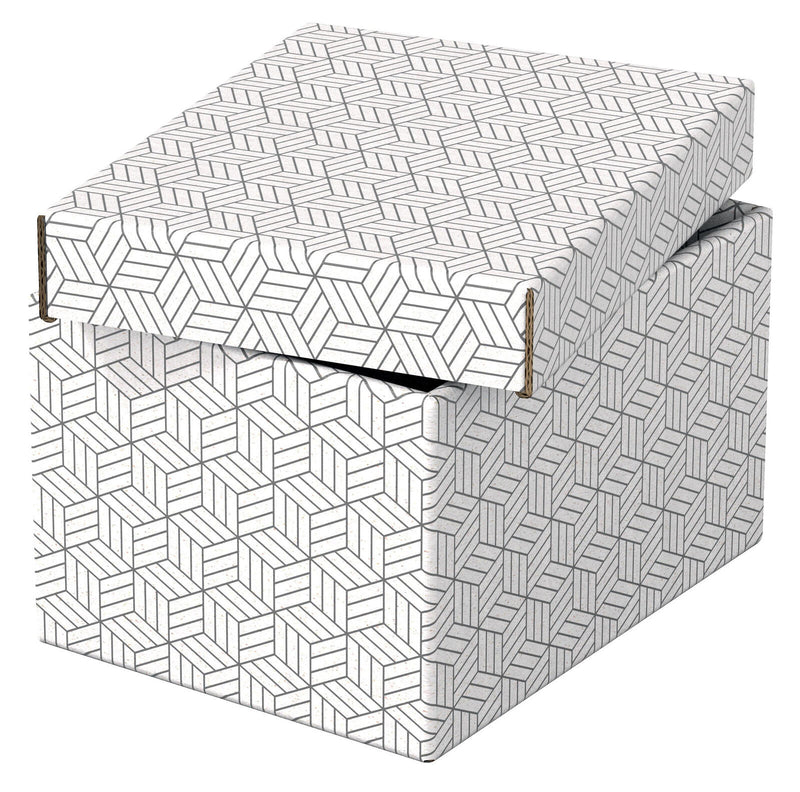 Esselte Aufbewahrungsboxen Home 6,5 l - 20,0 x 25,5 x 15,0 cm weiß