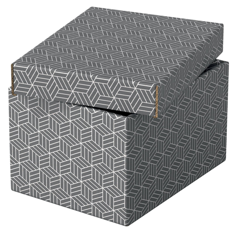 Esselte Aufbewahrungsboxen Home 6,5 l - 20,0 x 25,5 x 15,0 cm grau
