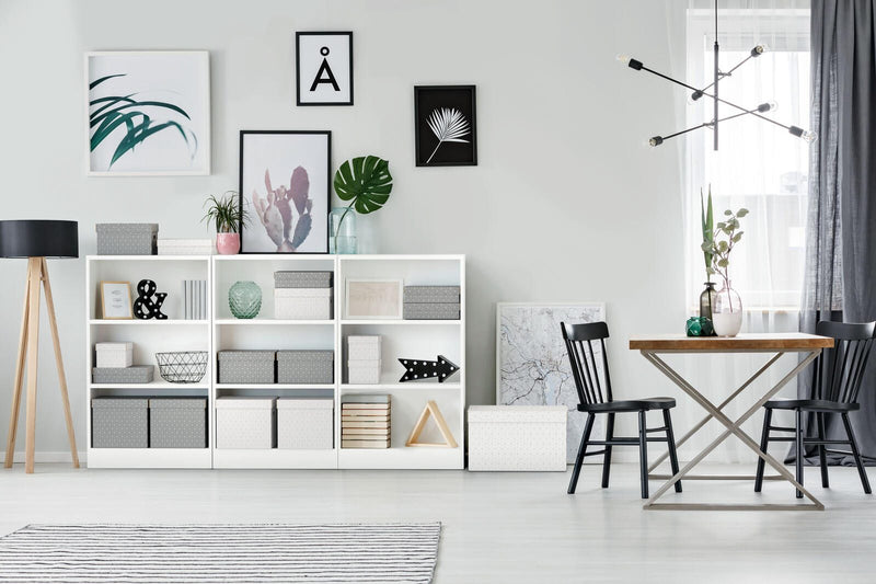Esselte Aufbewahrungsboxen Home 6,5 l - 20,0 x 25,5 x 15,0 cm grau
