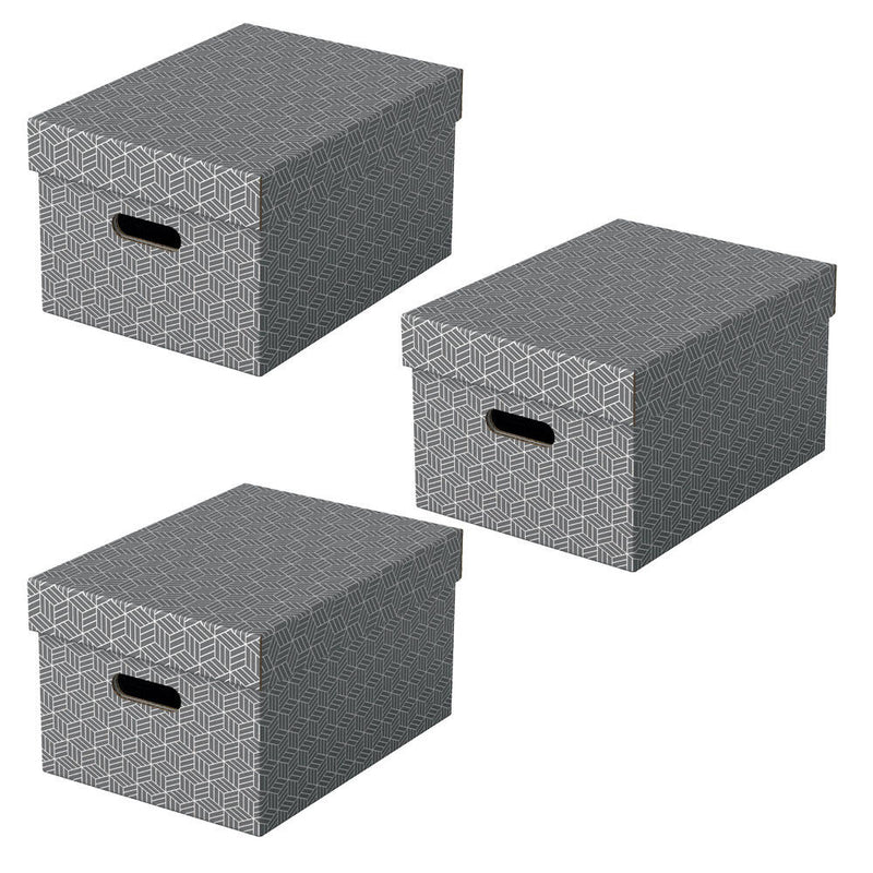 Esselte Aufbewahrungsboxen Home 17,5 l - 26,5 x 36,5 x 20,5 cm grau