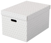 Esselte Aufbewahrungsboxen Home 50,0 l - 35,5 x 51,0 x 30,5 cm weiß