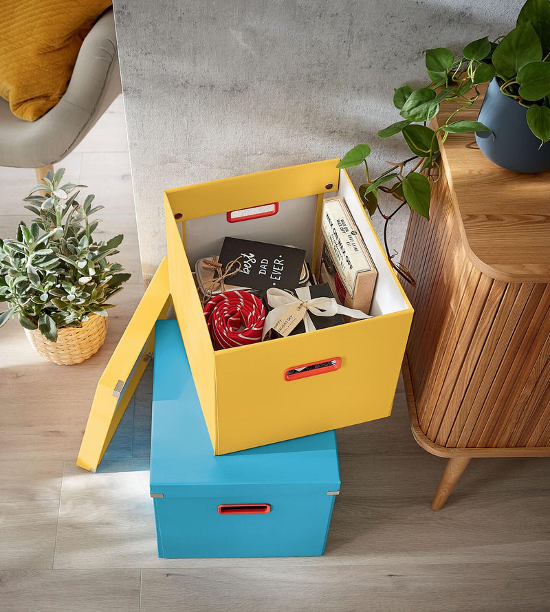 LEITZ Aufbewahrungsbox Click&Store 32,5 l - 32,0 x 36,0 x 31,0 cm gelb