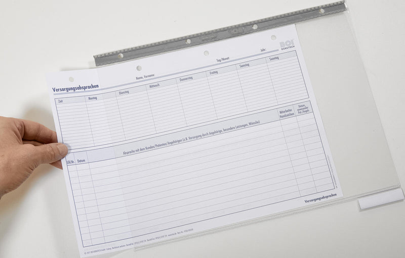 BOI DOKUTECH Organisationshüllen DIN A4 transparent