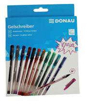 DONAU Glitzer Gelschreiber 1.0 mm, Schreibfarbe: Mehrfarbig