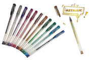 DONAU Metallic Gelschreiber 1.0 mm, Schreibfarbe: Mehrfarbig