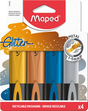 maped Glitter Metal Textmarker Mehrfarbig