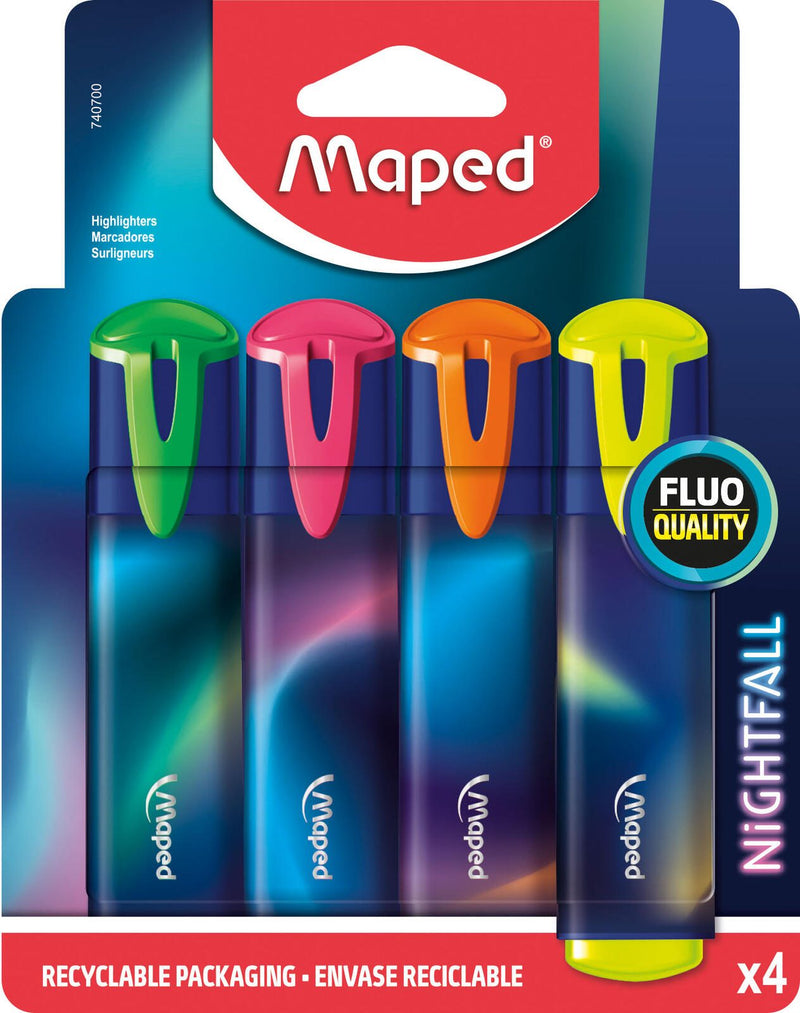 maped Nightfall Textmarker Mehrfarbig