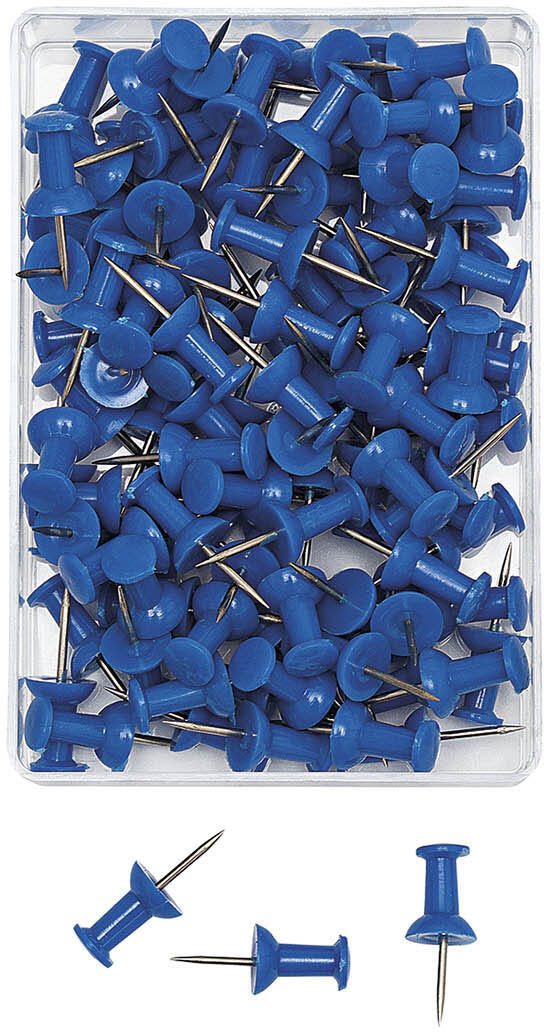 WEDO Pinnnadeln blau