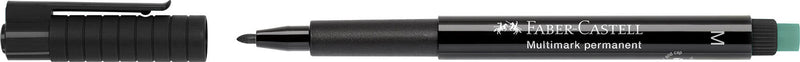 FABER-CASTELL Multimark M permanent Folienstift 1.0 mm Schwarz