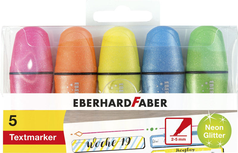 EBERHARD FABER Highlighter Glitzer Textmarker Mehrfarbig