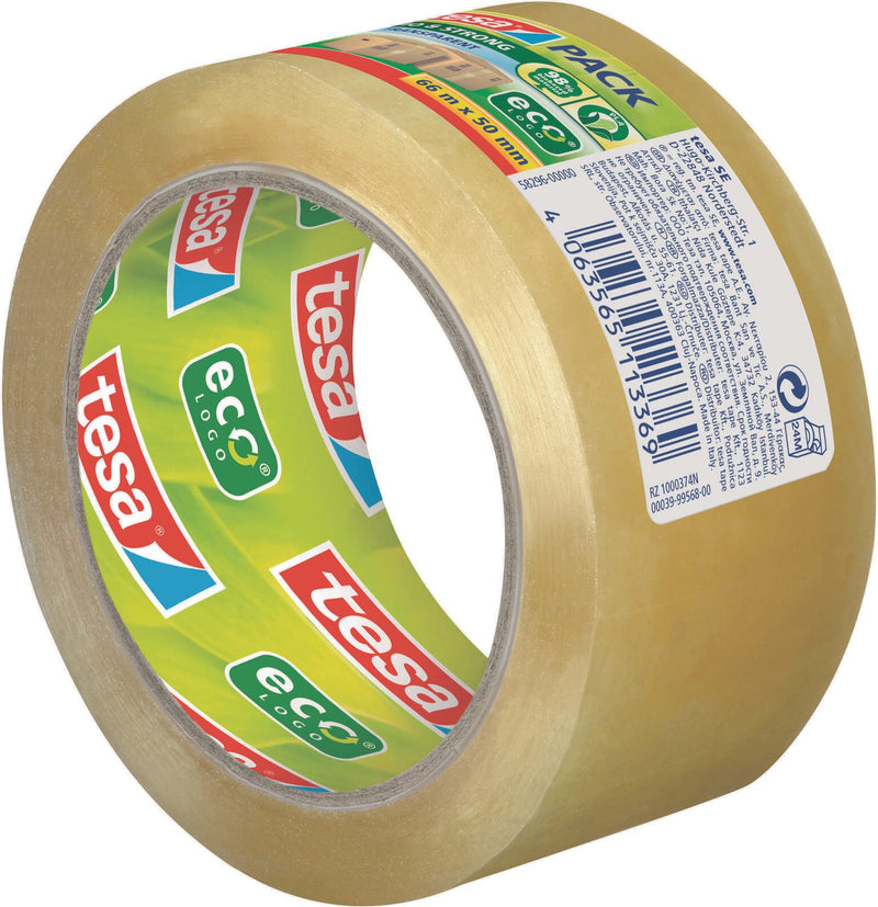 tesa Packband 50 mm x 66 m transparent