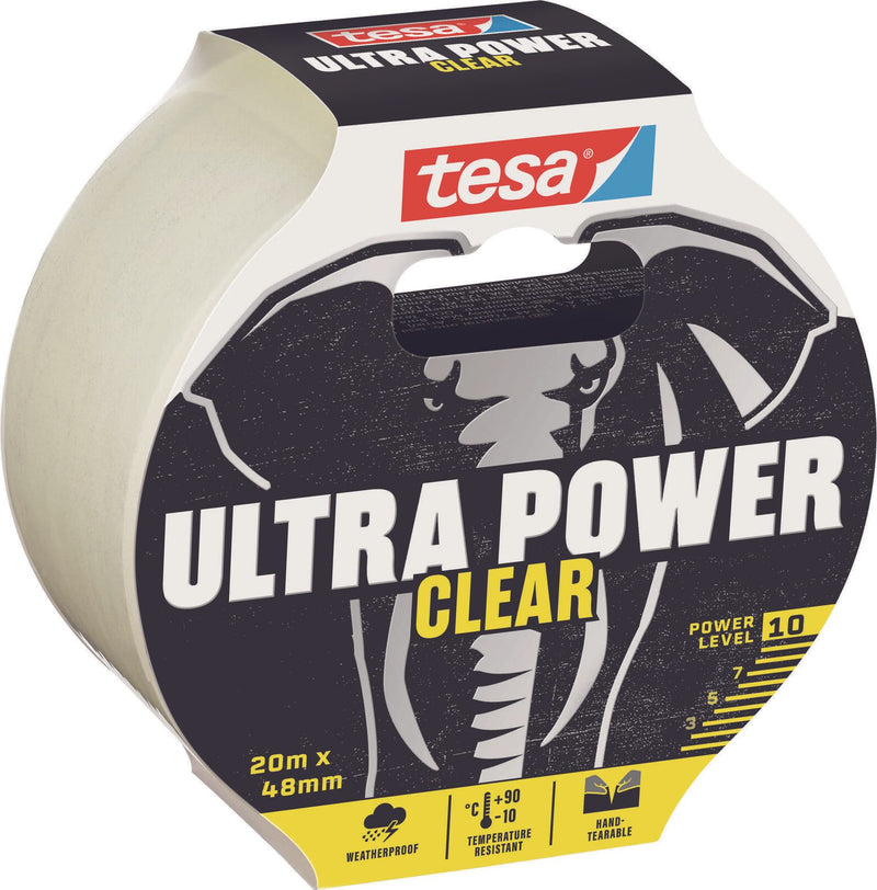 tesa Gewebebänder Montageband 48 mm x 20 m transparent