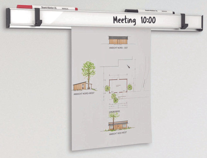 MAUL Klemmleiste MAULtalent 50 cm Wandmontage silber