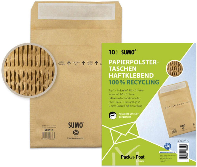 MAILmedia Polstertaschen braun