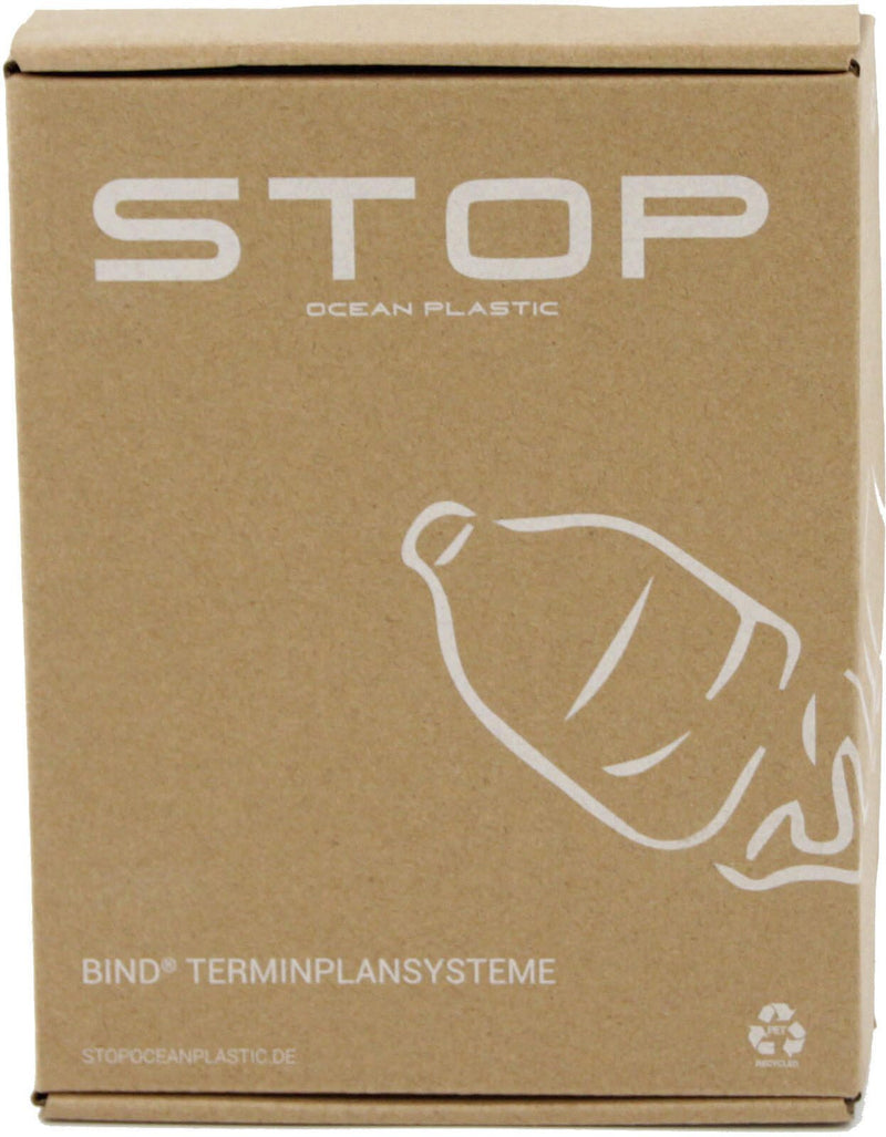 bind Terminplaner 13,0 x 3,5 x 18,5 cm grau