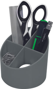 helit Stiftehalter 11,0 x 11,0 x 10,5 cm grau