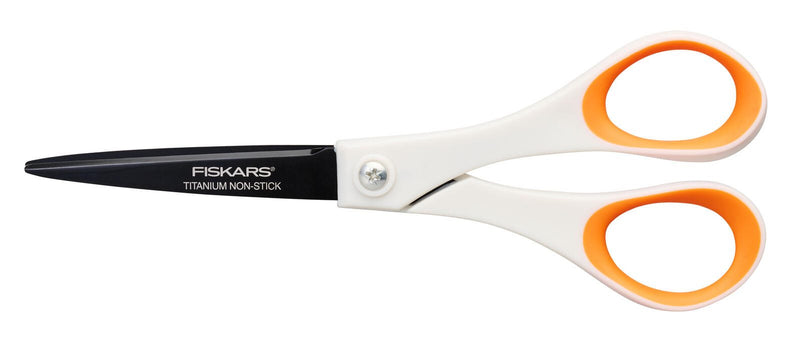 FISKARS® Scheren FISKARS Schere 18cm 1Stk. 18 cm weiß, orange