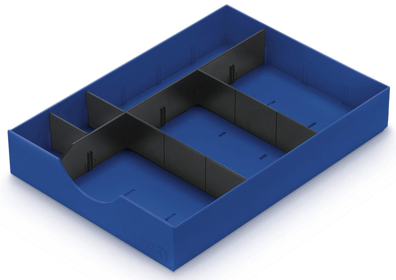 styro Schubladeneinsatz Polystyrol blau