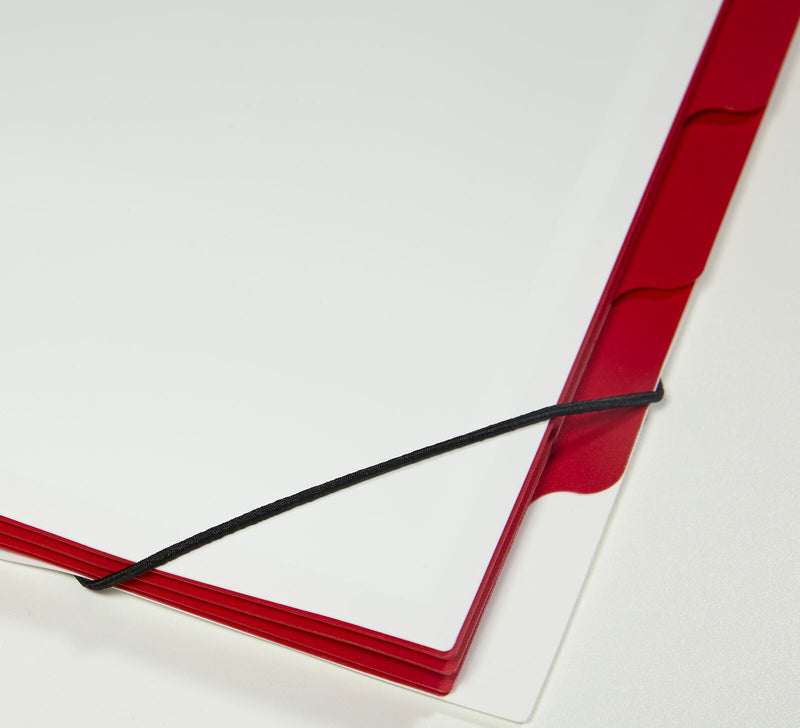 PAGNA Ordnungsmappen DIN A4 5-Fach 1x weiß-gelb, grün, schwarz, rot, blau