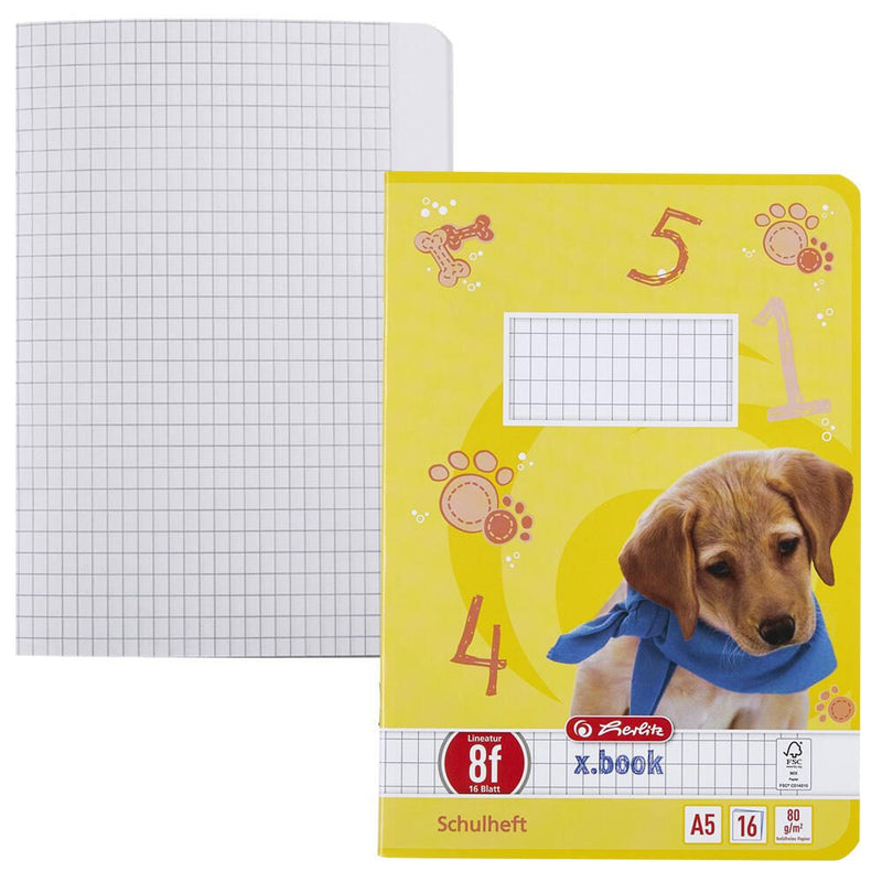 herlitz Schulheft DIN A5 16 Blatt