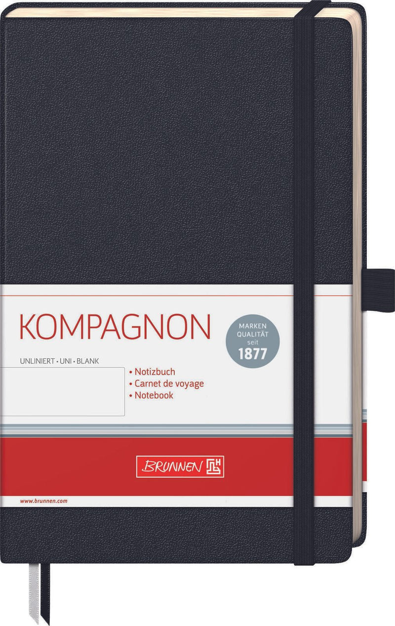 BRUNNEN Notizbuch ca. DIN A5 blanko, 192, davon 16 zum Heraustrennen Seiten