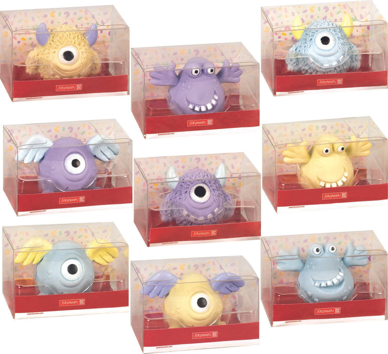 BRUNNEN Radiergummi yellow, soft blue, lilac