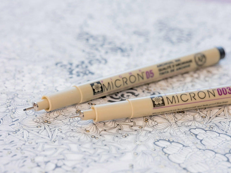 Sakura Pigma Micron Fineliner-Set 0.25 + 0.45 + 0.60 mm Mehrfarbig