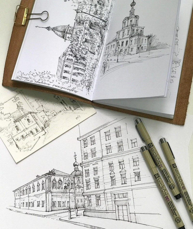 Sakura Pigma Micron Fineliner-Set 0.25 + 0.45 + 0.60 mm Mehrfarbig