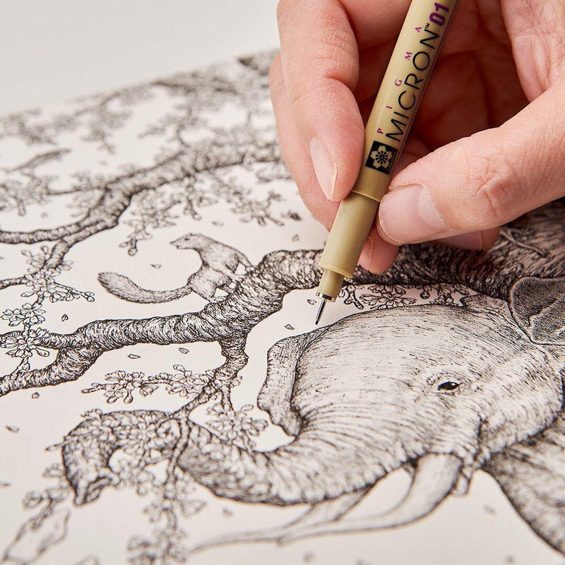Sakura Pigma Micron Fineliner-Set 0.45 mm Mehrfarbig