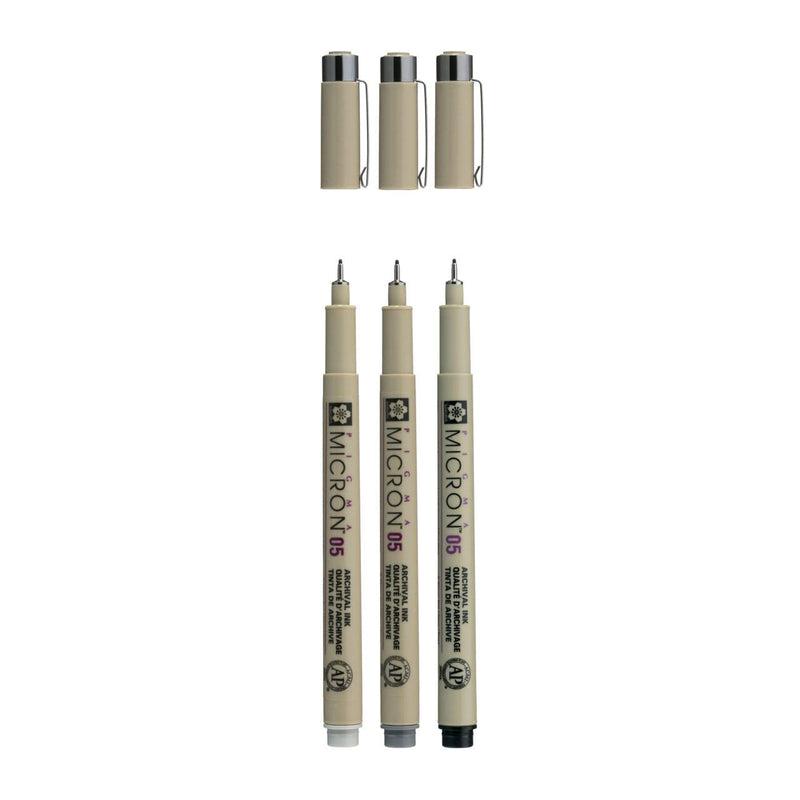 Sakura Pigma Micron Fineliner-Set 0.45 mm Mehrfarbig