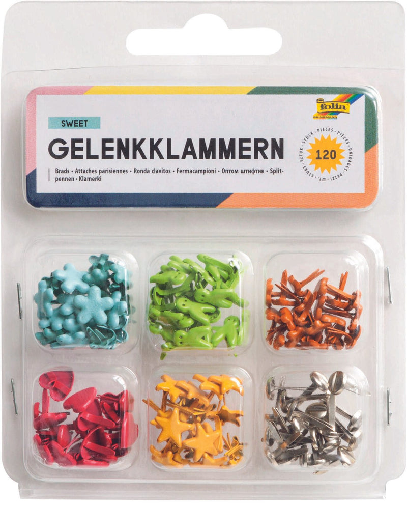 folia Musterbeutelklammern bunt