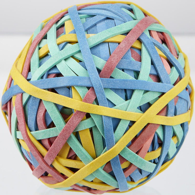 WIHEDÜ Gummibänder 6 cm 100 g farbig