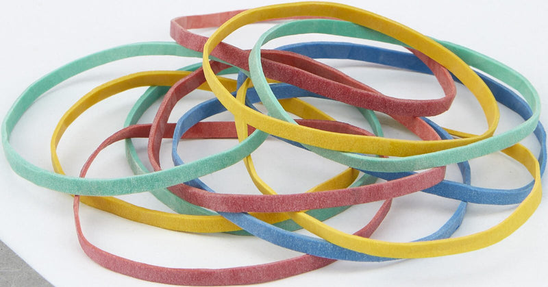WIHEDÜ Gummibänder 6 cm 100 g farbig